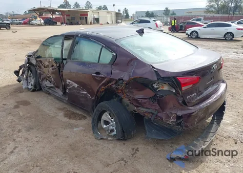 2018 Kia Forte Lx from USA, damaged, VIN 3KPFK4A7XJE258848
